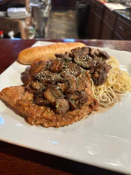 Chicken Marsala w/Angel Hair Pasta