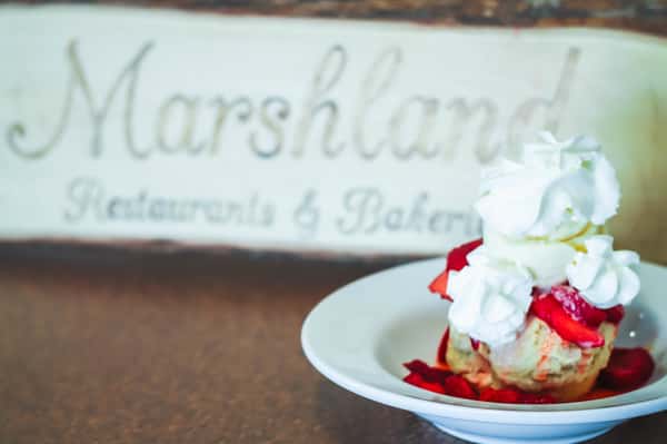 Our Specialty Strawberry Shortcake Desserts Marshland Restaurants