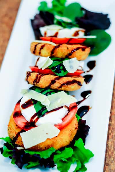 Eggplant Caprese Dinner Marshland Restaurants & Bakeries Diner in MA