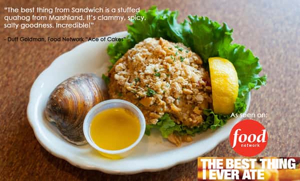 award winning stuffed quahog