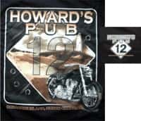 Howard's PUb Highway 12 motorcycle t-shirt