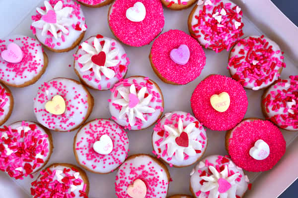 Be My Valentine Assortment Mini Donut Box