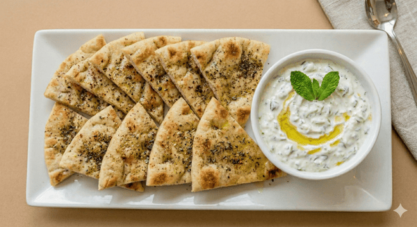 Pita Bread & Tzatziki Sauce