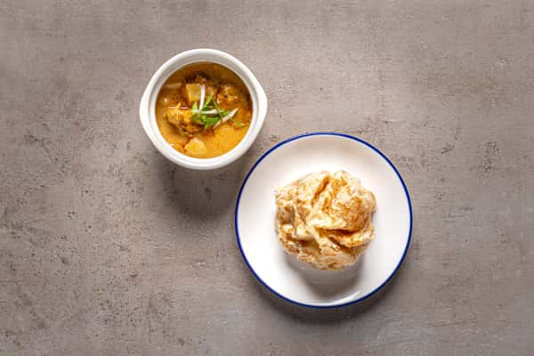 asian dish with dipping sauce