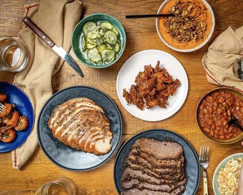 table of food