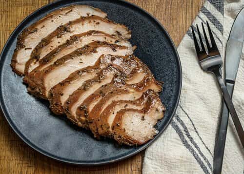 sliced meat