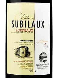 Bordeaux, 2020 Chateau Subilaux, Herve Lardiere  Bordeaux, France