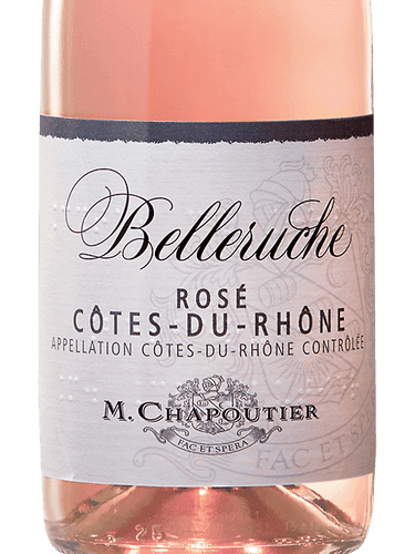 Rose, Cotes-Du-Rhone, 2021 Belleruche by M.Chapoutier, Cotes-Du-Rhone, France
