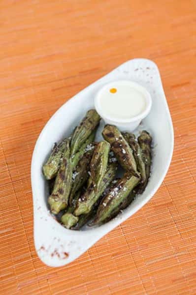 Grilled Okra