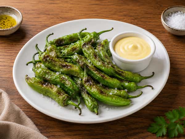 Grilled Shishito Peppers