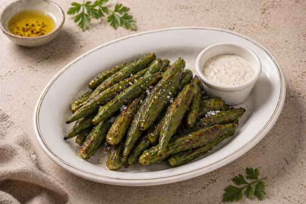 Grilled Okra