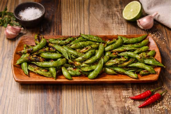 Grilled Edamame