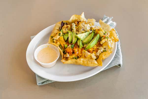 Chicken Fajita "Taco" Salad