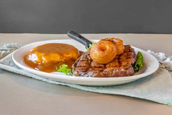 ribeye steak dinner