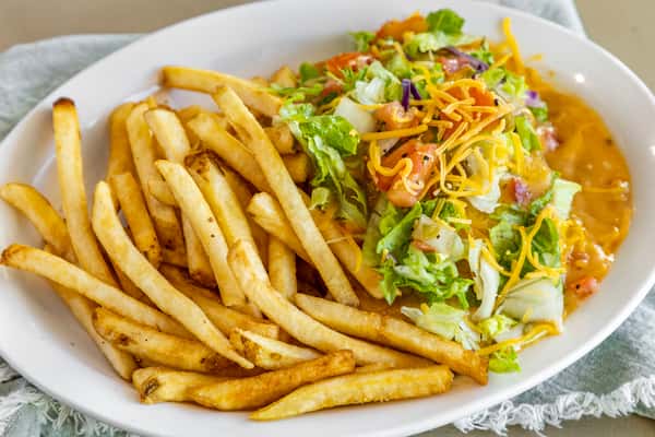 Smothered Green Chili Cheeseburger