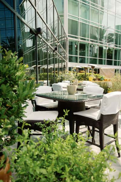 Bistango's Botanical Garden Fine Patio Dining