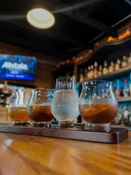 flight of drinks