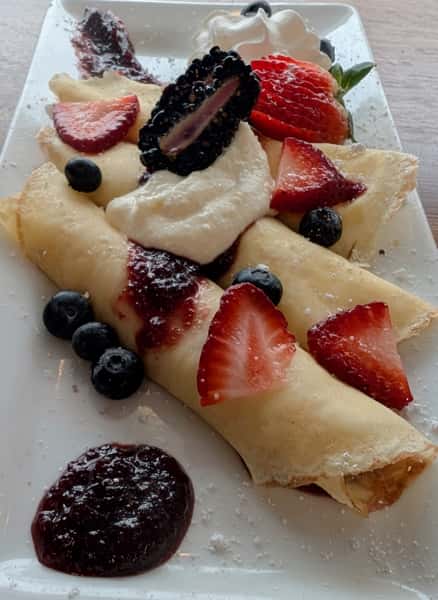 Lemon Ricotta & Berry Crepes