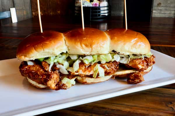 Alex's Simple Sriracha Sliders
