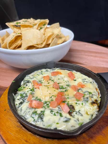 House-Made Spinach Artichoke Skillet
