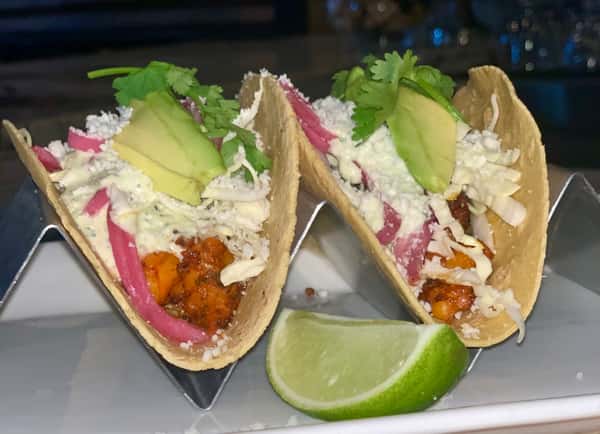 Pastor Shrimp Tacos