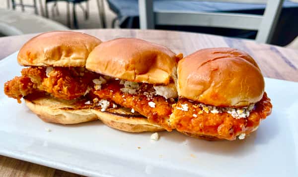 Sweet or Spicy Chicken Sliders