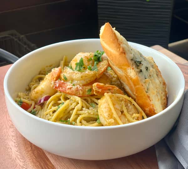 Tequila Shrimp Fettucine