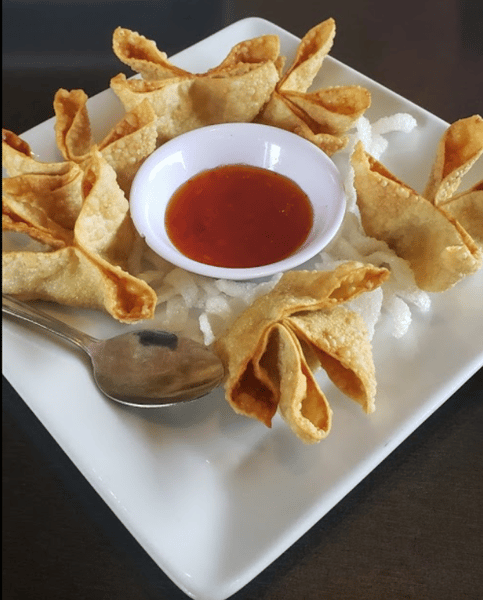 (5) Crab Cream Cheese Wontons