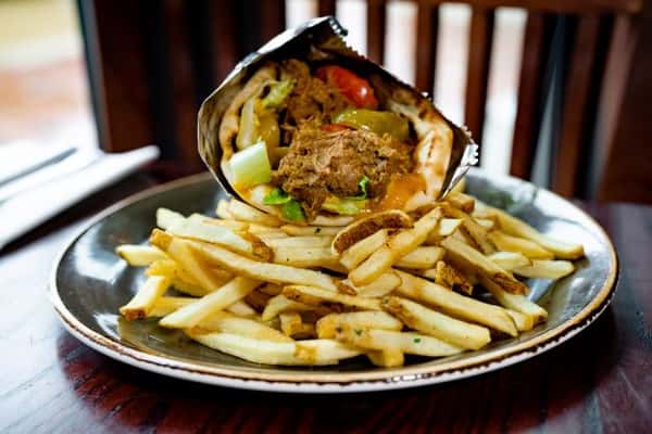 Spicy Braised Lamb Sandwich