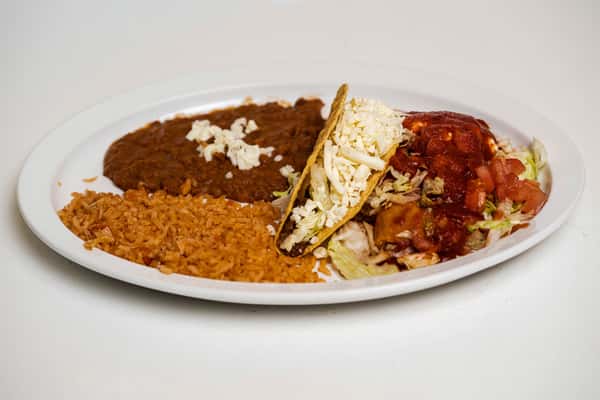 Creat your own combo 2 item Taco and tamale 