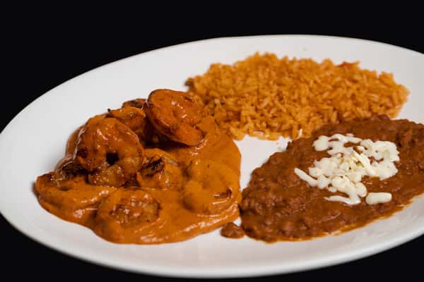Camarones al chipotle 