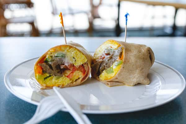 Delicious wrap freshly made