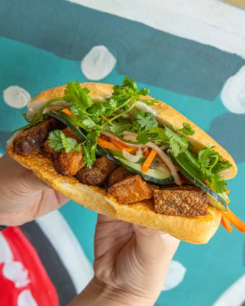 Crispy Pork Belly Banh Mi