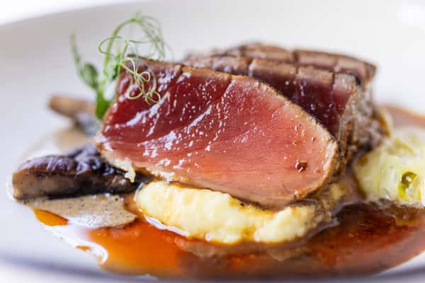 Bluefin Creamed Leeks