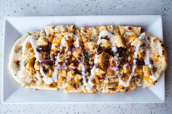 Chicken, Bacon and Ranch Flatbread