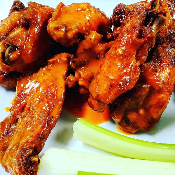 assortment of chicken wings