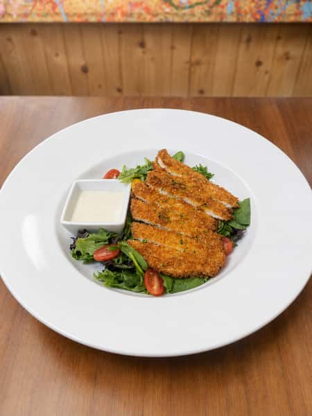 Chicken Schnitzel Salad