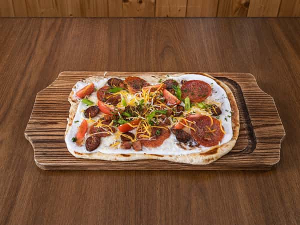 Hungarian Meat Lover Vasalt Langos