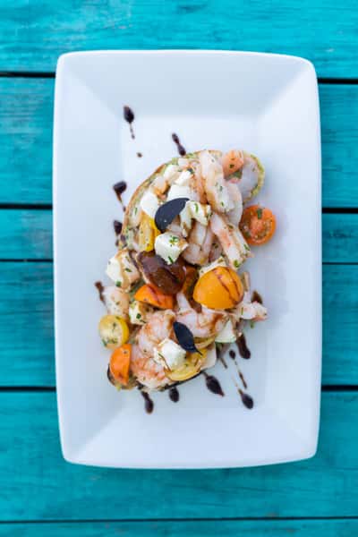 shrimp bruschetta