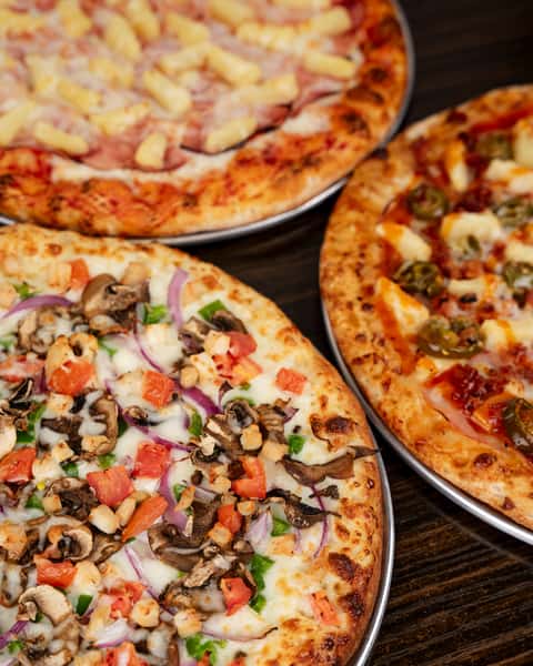 Little Diamond's Pizza - Morgan Hill Chicken Supreme Pizza, Mango Habanero Pizza, Hawaiian Pizza.