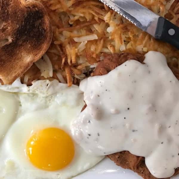 Chicken-fried Steak & Eggs