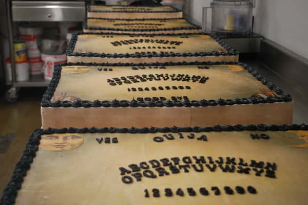 Ouija board sheet cakes