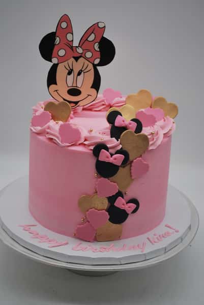 pink minnie mouse cascading minis