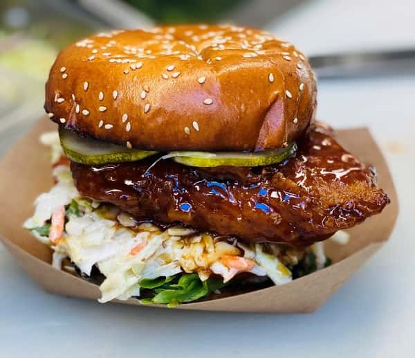 BBQ chicken sandwich