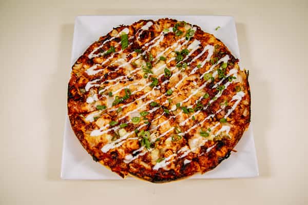 BBQ CHix Bacon Pizza