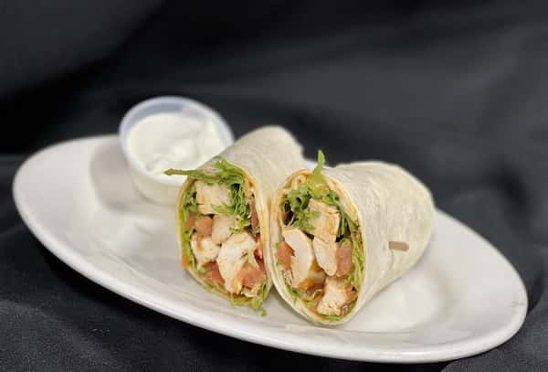 Spicy Buffalo Grilled Chicken Breast Wrap