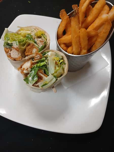 Crispy Chicken Caesar Wrap