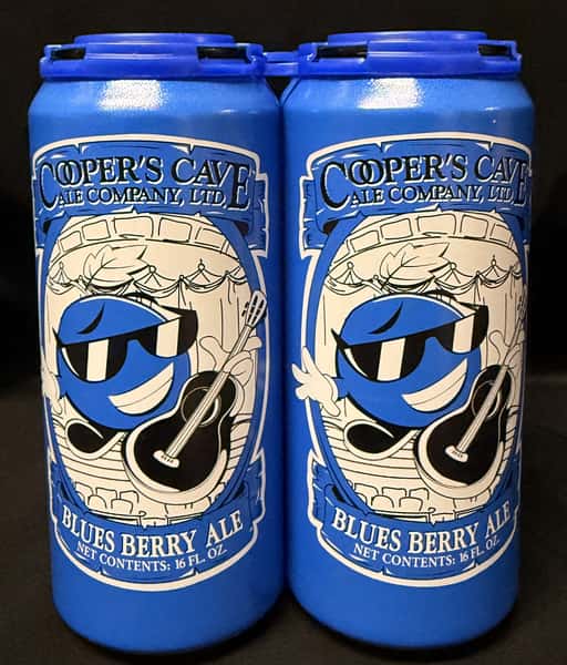 4 Pack, 16 oz Cans CCAC Bluesberry Ale
