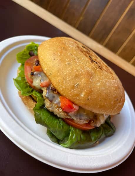 Chicken Apple Sausage on Focaccia