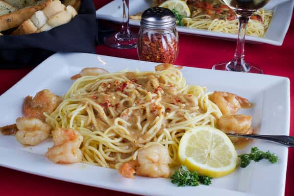 Shrimp Scampi with Spaghetti